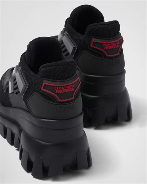 prada cloudbust high tops'|Prada thunder shoes.